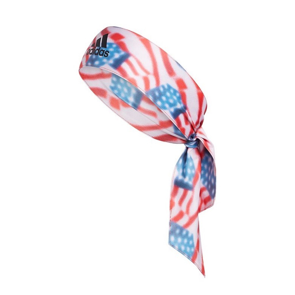 NWT Adidas Alphaskin Americana Tie Headband